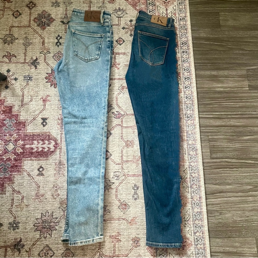 Bundle of 2 Calvin Klein Jeans Light Blue Denim